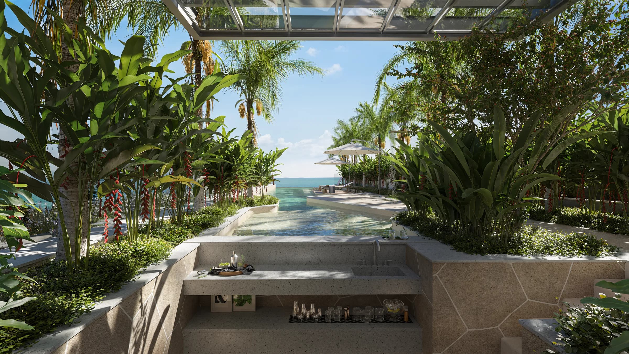 Amaran — Pool bar