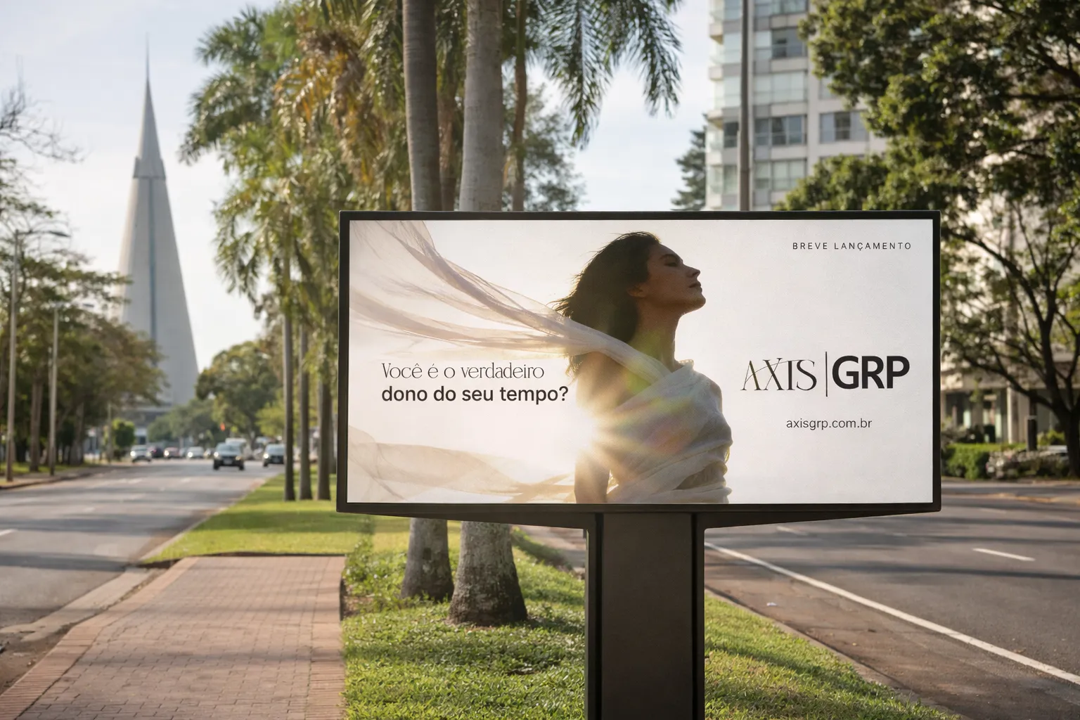 Axis — Identidade visual e aplicações de marca