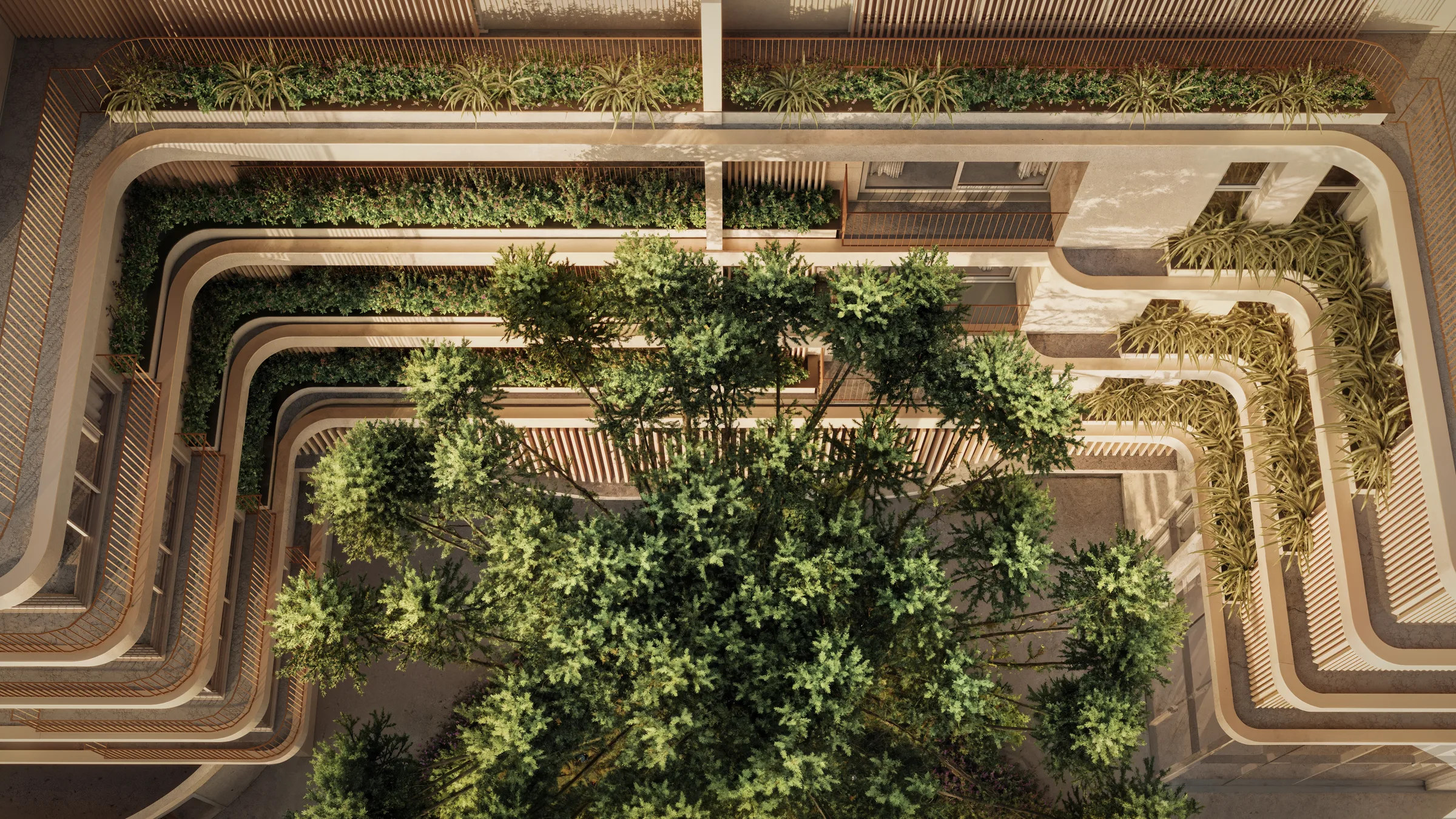 Vero — Fachada com vegetação