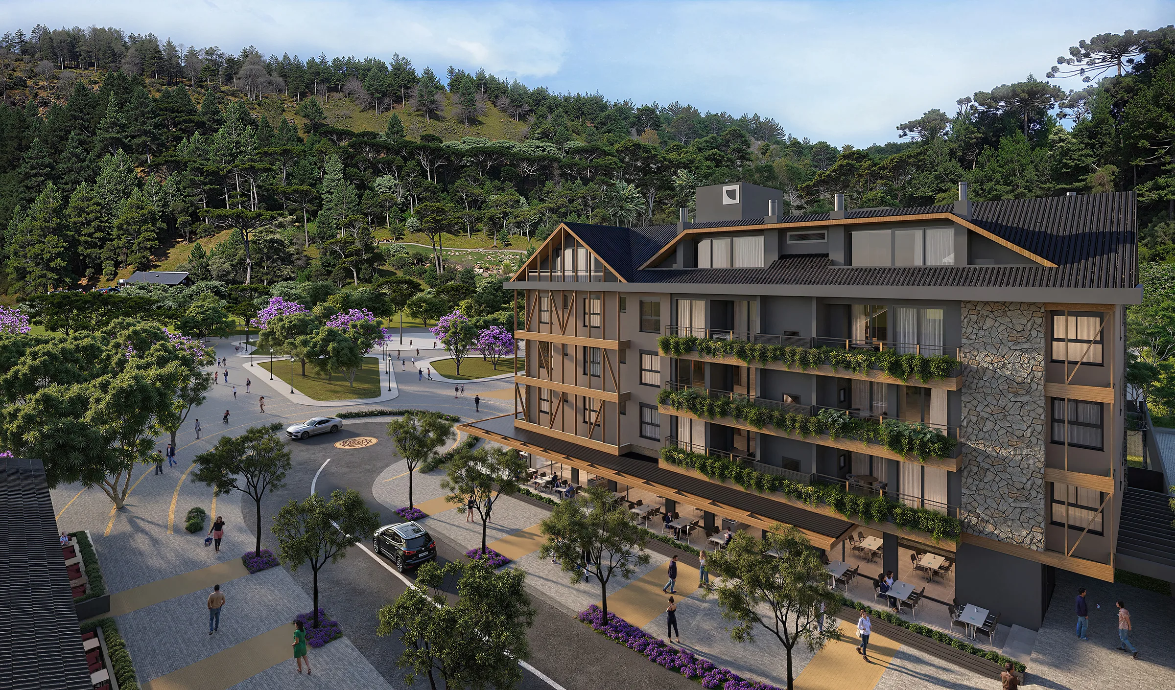 Terrano — Vista aérea